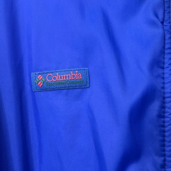 Vintage Columbia Powder Keg Jacket Mens L Navy Teal Pink 3in1 Zip Ski Snowboard - Picture 8 of 15